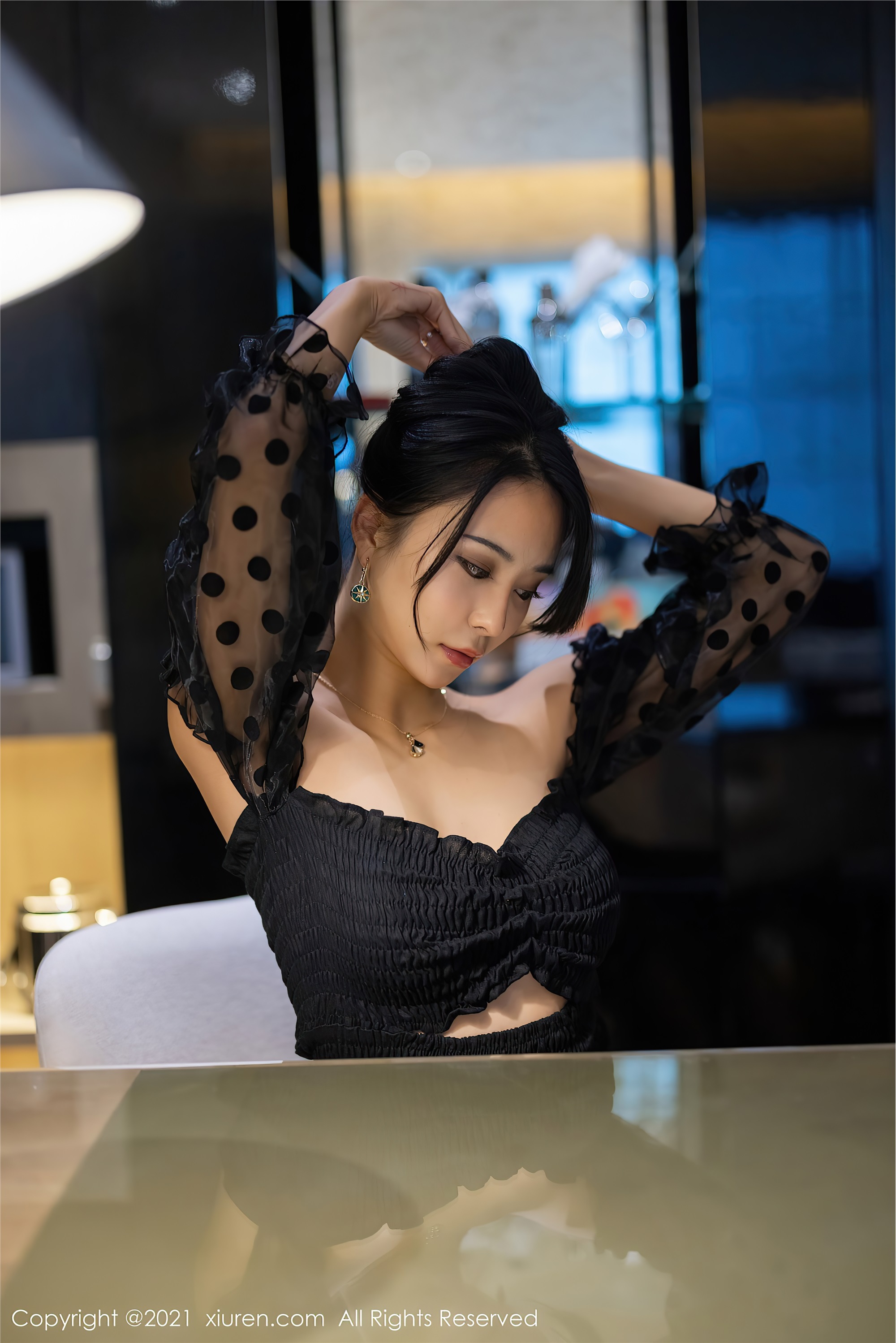 XiuRen秀人网  2021.05.31 No.3482 蓝夏Akasha